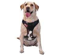 Boston Terrier Nature,Pet Harness,Adjustable Reflective Dog Harness,Pet Leash Vest,M