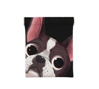 Boston Terrier Nature, Squeeze Top Wallet Women Storage Bag Small Coin Purse Change Pouch