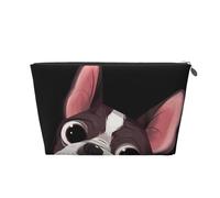 Boston Terrier Nature, Toiletry Pouch Makeup Bag Cosmetic Bag Portable Travel Toiletry Bag