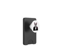 Boston Terrier Smoking Funny Formal Bow Tie Dog PopSockets PopWallet for MagSafe