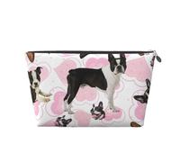Boston Terrier, Toiletry Pouch Makeup Bag Cosmetic Bag Portable Travel Toiletry Bag