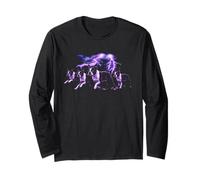Boston Terrier Vintage 90s Dog Lovers Boston Terrier Owner Long Sleeve T-Shirt