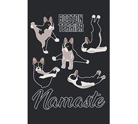 Boston Terrier Yoga Gift For Boston Terrier Owners Womens Premium: Notebook Planner -6x9 inch Daily Planner Journal, To Do List Notebook, Daily Organizer, 114 Pages