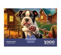 Boston TerrierEpic 1000-Piece Jigsaw Puzzles for Adults The Pinnacle of Impossible, Hard, Difficult Challenging Puzzle Educational Games - These Represent The Apex Gift Jigsaw Puzzles for Adults And