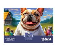 Boston TerrierFormidable 1000-Piece Jigsaw Puzzles for Adults An Odyssey of Impossible, Hard, And Difficult Challenging Puzzle Educational Games - The Ultimate Gift for Dedicated Adult And Teen Puzzl
