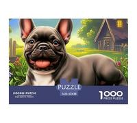 Boston TerrierGargantuan Jigsaw Puzzles for Adults Comprising 1000 Advanced And Ruthlessly Difficult Challenging Puzzle Game Pieces - Forged to Be An Heirloom-Quality Gift Jigsaw Puzzles for Adults A