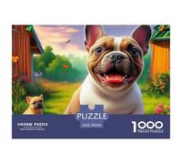 Boston TerrierMaster-Level Jigsaw Puzzles for Adults Embark on A 1000-Piece Advanced And Challenging Puzzle Games Journey - Positioned As The Ultimate Gift Jigsaw Puzzles for Adults And Kids Age 12 Y