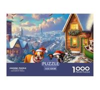 Boston TerrierOverwhelming 1000-Piece Jigsaw Puzzles for Adults A Crusade Through Impossible, Hard, And Difficult Challenging Puzzle Games - The Most Prestigious Gift for Adult And Teenage Conquerors