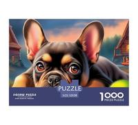Boston TerrierVibrant 1000-Piece Jigsaw Puzzles for Adults Showcasing Challenging Educational Games Perfect for Women And Men - These Vibrant Jigsaw Puzzles Are Tailored for Adults And Kids Age 12 Ye