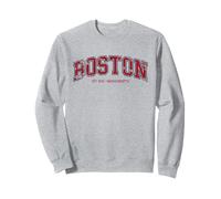 Boston Tshirt Massachusetts MA Vintage Sports Design Sweatshirt
