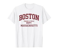 Boston Tshirt Massachusetts MA Vintage Sports Design T-Shirt
