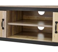 Boston TV Unit Oak 2 Shelves 2 Doors