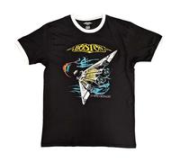 Boston Unisex Adult US Tour '87 Ringer T-Shirt / N/A N/A RO11061