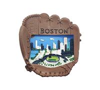 Boston USA 3D Baseball Glove Refrigerator Magnet Tourist Souvenirs Resin Magnetic Stickers Fridge Magnet Home & Kitchen Decoration from China
