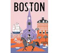 Boston USA Holiday Classic Poster - A4 Wall Art, Wanderlust Print, Inspirational World Map, Vintage City, Retro Poster, Home Decor for Living Room, Office, Gift Idea for Travel Lovers