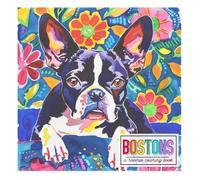 Bostons - Reverse Coloring Book: Relax and Enjoy tracing beautiful illustrations of the beloved Boston Terrier breed. Reverse Coloring For Beginners.