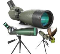 BOSTRON 25-75x70mm Spotting Scope with Unique Floating Design, HD BAK4 Prism FMC Lens Waterproof Fogproof Spotter Scope with Tripod & Phone Adapter, Bird Watching Hunting Wildlife Viewing