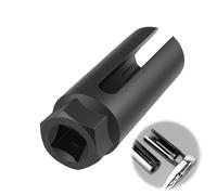 BosuLai Oxygen Sensor Socket, Oxygen Sensor Removal Tool 1/2" Drive x 7/8" (22mm) O2 Sensor Socket Universal Removal Tool for Motorcycle and Car Disassembly Tools and Protect Wires Damage to Wires