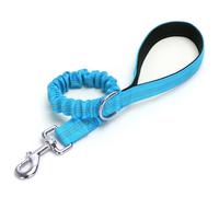 Boswany 2FT 5FT Bungee Dog Leash, Highly Reflective Strong Nylon Traffic Leash, Short Shock Absorbing Lead for Large Medium Dogs Walking Training Controlling