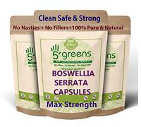 Boswellia Serrata Capsules 10:1 Extract (4600mg Equivalent) | Indian Frankincense | 120 Vegetarian Capsules, 4 Month Supply | Joint Care Supplement | Natural Anti INFLAMMATORY | 5greens (120)