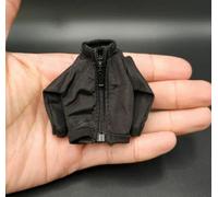 BOSWON 1/12th SHF Black Jacket Coat for 6" Mezco Dam 3A Male Body Figure