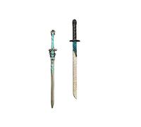 BOSWON 2PC 1/12 1/12 Scale Accessories Metal Sword Model for 6" Figure