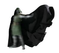 BOSWON E4-05 1/12 Scale DIY Black Green Cloak for 6" ((No Figure)