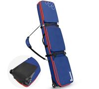 Bosynoy Snowboard Bag with Wheels, Waterproof Padded Snowboard Bags for Air Travel, Extendable to 175 cm Durable Roller Ski Boot Travel Bag Storage Ski Board Boots, Helmet, Jacket,Blue
