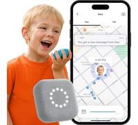 BoT Talk GPS Tracker for Kids with 2-Way Voice Messages, Screen Free, AI Smart Alerts, Real-Time Location, 7-Day Battery Life, Made in Japan