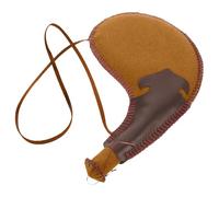 Bota Wine Bag - Wine Flask Pouch Beverage Bottle | Ancient Water Flask Pouch Container | Dancing Performance Prop | Vintage Wear-Resistant PU Leather Bota Bag Retro for Travel Work Home School Hiking