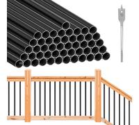 Botabay 51 Pack Metal Deck Spindles, 36"x0.75" Staircase Baluster with Screws
