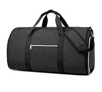 BotaBay Convertible Garment Duffle Bag for Travel, 3-in-1 Carry On Suit Bag with Shoe Compartment, 45L Waterproof Weekender Holdall with Shoulder Strap for Men & Women