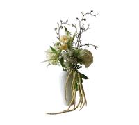 Botané Ivory Cascade artificial bouquet Snowberry branch-cherry branch-poppy-hydrangea 13 pcs