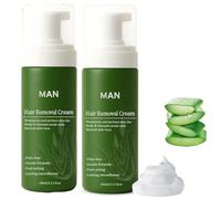 Botane Man Hair Removal Cream,Intimate Hair Removal Cream for Men With Natural Aloe Vera, Quick Gentle Fast-Acting, Hair Remover Mousse for Face Body (2)