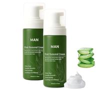 Botane Man Hair Removal Cream, Intimate Hair Removal Cream For Men With Natural Aloe Vera, Quick Gentle Fast-Acting, Moisturizing & Non-Sticky Formula, Pain-Free, For Face Body & Intimate Areas (2)