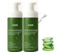 Botane Man Hair Removal Cream, Men's Hair Removal Cream, With Natural Aloe Vera for Face, Body & Intimate Areas - Fast-Acting, Non-Sticky (2)