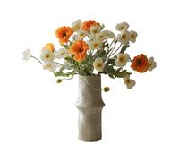 Botané Poppy artificial bouquet Daylight, white-orange