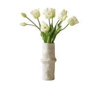 Botané Triumph tulips artificial bouquet White, 10 pcs