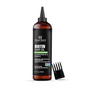Botanic Hearth Biotin Hair Oil For Hair Growth Infused With Coffee Bean Oil & Argan Oil | Hair Strenghtening Treatment | Nourishing & Volumizing | Non GMO Verified | 6.7 fl oz