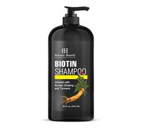 Botanic Hearth Biotin Shampoo - Infused with Korean Ginseng & Turmeric for Stronger, Thicker-Looking Hair - Sulfate & Paraben Free - 16 fl. oz