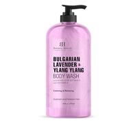 Botanic Hearth Bulgarian Lavender & Ylang Ylang Body Wash | Shower Gel | 16 Fl Oz (473 ml) With Vitamin E, Sage Leaf Extracts | Calming & Relaxing | Sulphate & Paraben Free