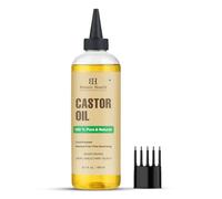 Botanic Hearth Castor Oil | 100% Pure & Natural, Cold Pressed, Hexane Free, Fast Absorbing | Moisturizing Oil For Hair, Scalp, Skin, Nails | 6.7 Fl Oz / 198 Ml