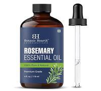 Botanic Hearth Rosemary Oil for Hair Growth | 100% Natural Rosemary Essential Oil with Aromatic Experience | 4 fl oz |For Hair Growth, Eyelash Care, Nourishes the Scalp, Skin Care | with Glass Dropper