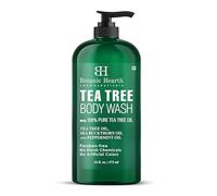 Botanic Hearth Tea Tree Body Wash -16 fl oz, Naturally Scented - Soothes Itching, Fights Athlete’s Foot, Ringworm, Jock Itch, Acne & Body Odour, Promotes Healthy Skin