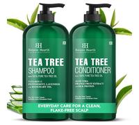 Botanic Hearth Tea Tree Shampoo & Conditioner Set, 16 Fl Oz (473 ml) Each | With Peppermint, Lavender & Rosemary Oils | Helps Relieve Dry, Itchy Scalp & Nourishing | Suitable for Men & Women