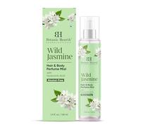 Botanic Hearth Wild Jasmine Hair & Body Perfume Mist with Hyaluronic Acid, Alcohol-Free, Long Lasting Hydrating Body & Hair Spray, 3.4 fl oz / 100 ml