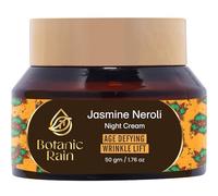 Botanic Rain Organic Night Cream For Women And Men With Jasmine Neroli, Natural Night Moisturiser, Ayurveda Products Suitable For Every Skin Type - Vegan, Cruelty Free - 50 gm