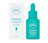 Botanic Wellness 3000mg CBD Oil Tincture, High Strength Vegan Broad-Spectrum with MCT Oil & Peppermint Flavour, No THC, UK Lab Tested, Daily Calm & Balance - 30ml