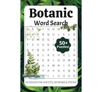 Botanic Word Search Puzzle Book: Easy to Read Print about Plants, Nature, and More | 6x9 inches, 110 pages | 50+ puzzles … Gift for Vacations, Holidays and Relaxing