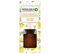Botanica by Air Wick Air Freshener Reed Diffuser, Fresh Pineapple and Tunisian Rosemary, Pack 1 x 80ml, Inspired By Nature, Room Diffuser